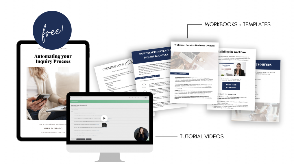 Dubsado Tutorial To Automate Your Inquiry Process | Steamlined by Martine